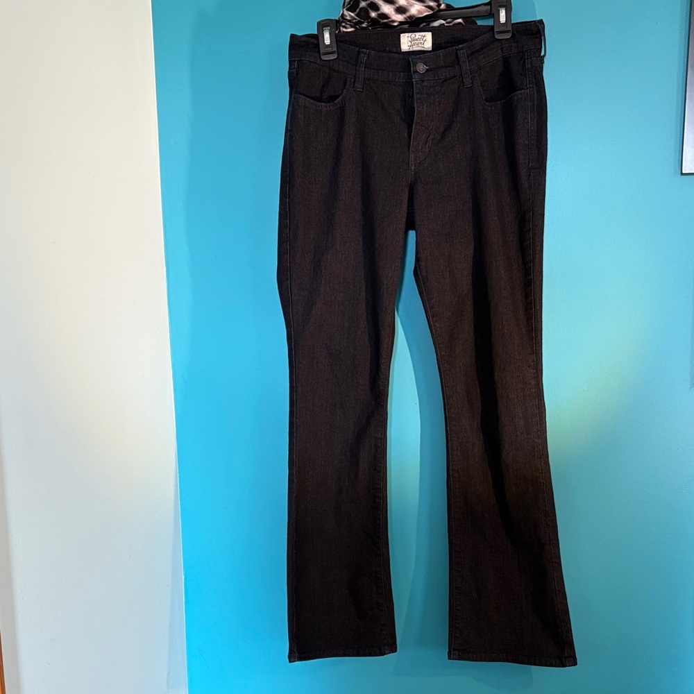 Women's Dark Blue Slim Bootcut Jeans